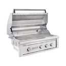 Edgestar 89K BTU 36-Inch Natural Gas Freestanding Grill Cart With Lighting Knobs & Rotisserie (SAK12573)