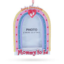 Mom's Baby Blessings Photo Frame Resin Christmas Ornament