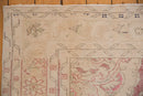 6.5x9 Vintage Distressed Oushak Carpet