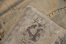 7x10 Vintage Distressed Oushak Carpet