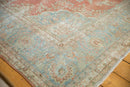 9.5x13.5 Vintage Distressed Mahal Carpet