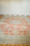 9.5x13.5 Vintage Distressed Mahal Carpet