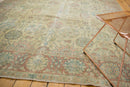 8.5x11.5 Vintage Distressed Tabriz Carpet