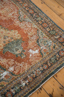 3.5x11.5 Vintage Distressed Mahal Rug Runner