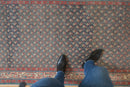 3.5x9.5 Vintage Distressed Serbend Rug Runner