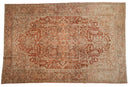RESERVED 8x12.5 Vintage Distressed Heriz Carpet
