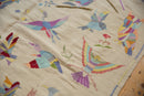 8.5x9.5 Mixed Weave Pakistani Pictorial Kilim Design Square Carpet