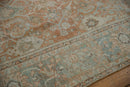 9x11.5 Vintage Distressed Mahal Carpet
