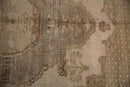 9.5x11 Vintage Distressed Oushak Carpet