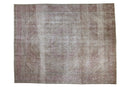 10x12.5 Vintage Distressed Tabriz Carpet