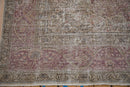 10x12.5 Vintage Distressed Tabriz Carpet