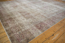 10x12.5 Vintage Distressed Tabriz Carpet