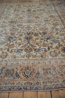 7x9.5 Vintage Distressed Isfahan Carpet