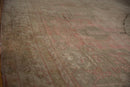 15.5x19.5 Vintage Distressed Oushak Carpet