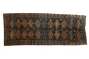 4x10.5 Vintage Distressed Kurd Rug Runner