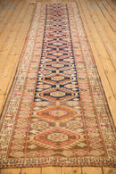 3.5x14 Vintage Distressed Kurd Rug Runner