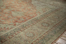 RESERVED 9.5x12.5 Vintage Distressed Tea Washed Kayseri Carpet