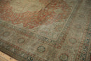 RESERVED 9.5x12.5 Vintage Distressed Tea Washed Kayseri Carpet