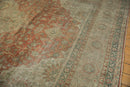 RESERVED 9.5x12.5 Vintage Distressed Tea Washed Kayseri Carpet
