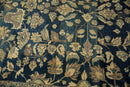 10.5x16.5 Vintage Distressed Tea Washed Lilihan Carpet