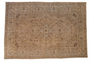 7.5x10.5 Vintage Distressed Tabriz Carpet