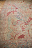 10.5x17.5 Vintage Distressed Mahal Carpet
