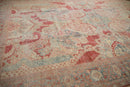 10.5x17.5 Vintage Distressed Mahal Carpet