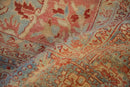 10x13 Vintage Distressed Heriz Carpet