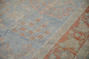 8.5x12 Vintage Distressed Mahal Carpet