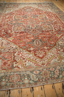 8x10.5 Vintage Distressed Heriz Carpet