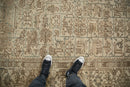 8x11 Vintage Distressed Mehrivan Carpet