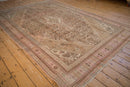 RESERVED 7x10 Vintage Distressed Overdyed Bibikabad Carpet