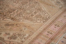 RESERVED 7x10 Vintage Distressed Overdyed Bibikabad Carpet