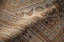 RESERVED 7x10 Vintage Distressed Overdyed Bibikabad Carpet