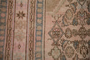 RESERVED 7x10 Vintage Distressed Overdyed Bibikabad Carpet