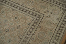 8x11.5 Vintage Distressed Tabriz Carpet