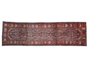 3.5x12 Vintage Hamadan Rug Runner