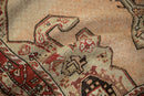 3.5x11 Antique Distressed Karabagh Rug Runner