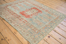 4x4.5 Vintage Distressed Oushak Square Rug