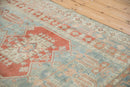 4x4.5 Vintage Distressed Oushak Square Rug