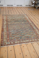4x6.5 Vintage Distressed Malayer Rug