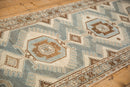3.5x10 Vintage Distressed Malayer Rug Runner