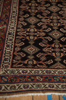3.5x11.5 Antique Hamadan Rug Runner
