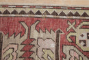 3.5x9 Antique Distressed Kazak Rug Runner