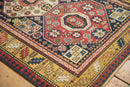 3.5x9.5 Antique Kazak Rug Runner