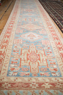 3.5x15 Vintage Distressed Karaja Rug Runner