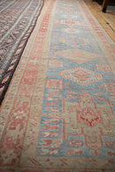 3.5x15 Vintage Distressed Karaja Rug Runner