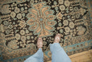 4.5x6.5 Vintage Distressed Hamadan Rug