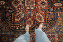 RESERVED 7.5x10.5 Vintage Heriz Carpet