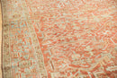 7.5x10.5 Vintage Distressed Heriz Carpet